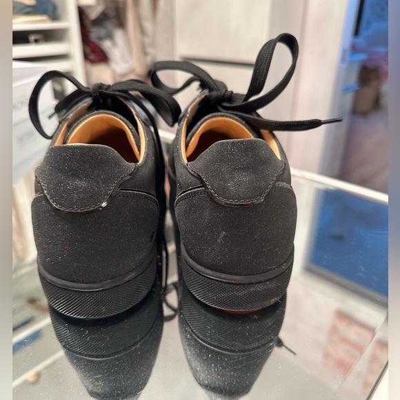 NWOT Christian Louboutin Vieira Black sneakers size 40. Worn once. - Picture 2 of 9